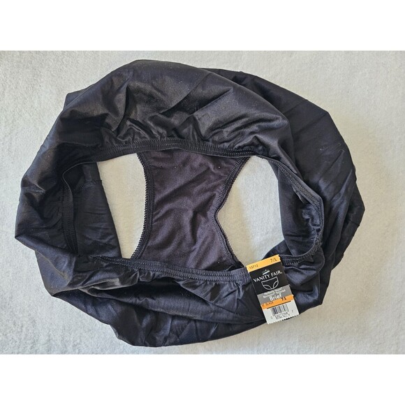 Vanity Fair Panties Womens Black Perfectly Yours Brief Style 15712 Size 7  Large - Picture 7 of 7